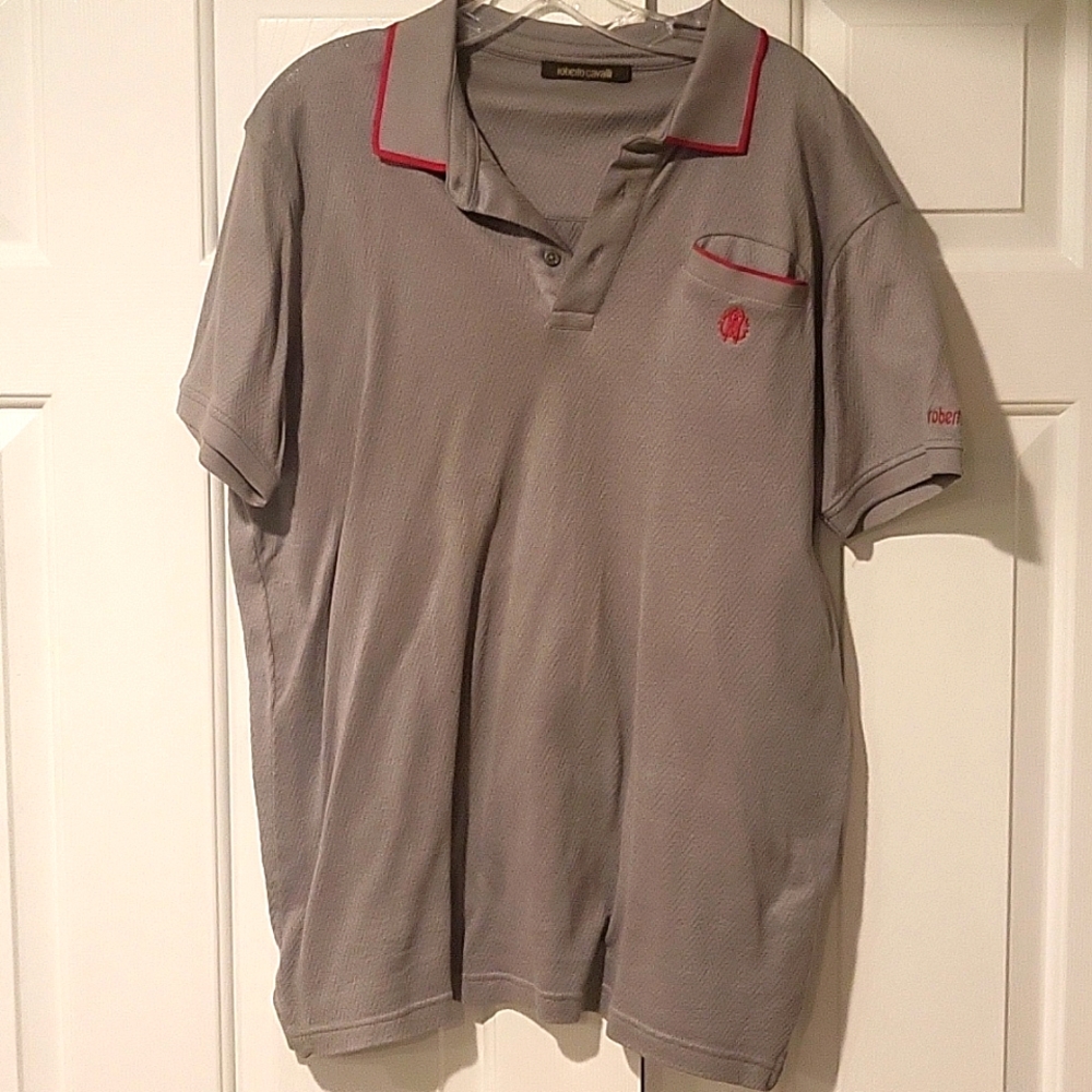 Roberto Cavalli Mens Polo Shirt Size L